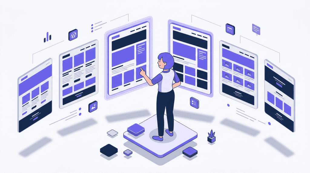 Hero image per articolo Come Scegliere un Tema WordPress