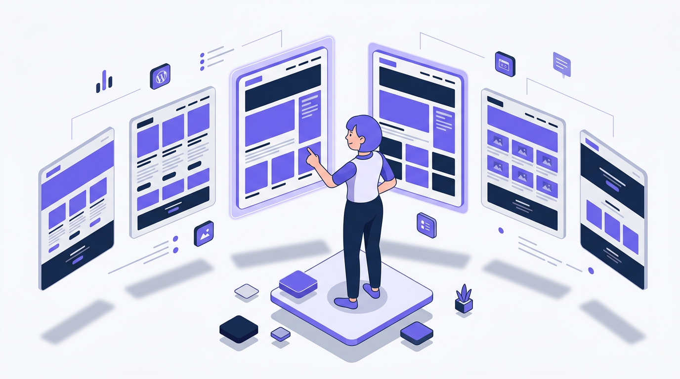 Hero image per articolo Come Scegliere un Tema WordPress