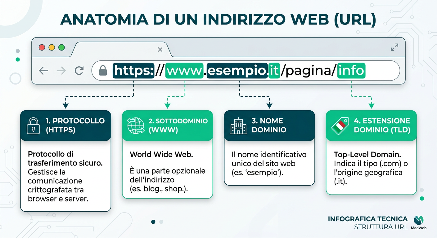 Creare sito web da zero - Struttura URL dominio