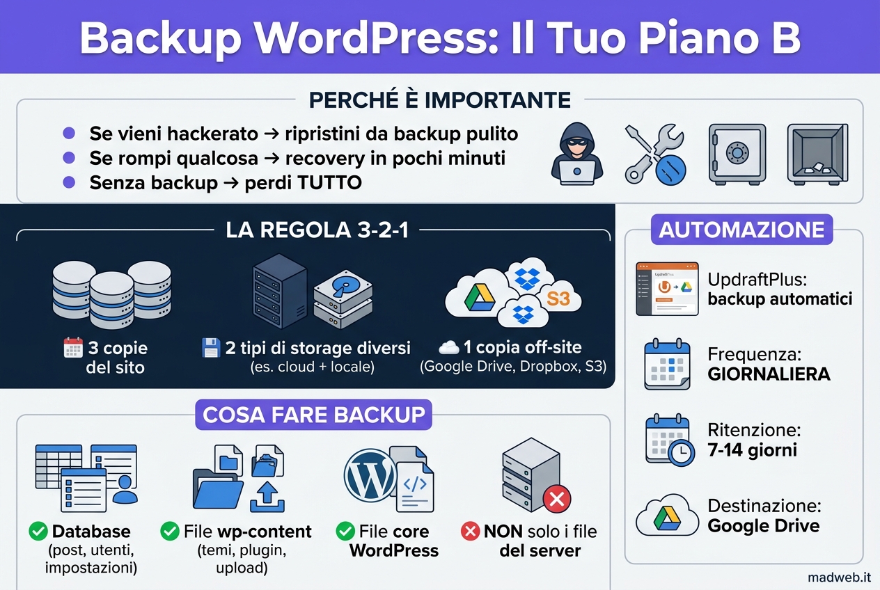 Backup WordPress