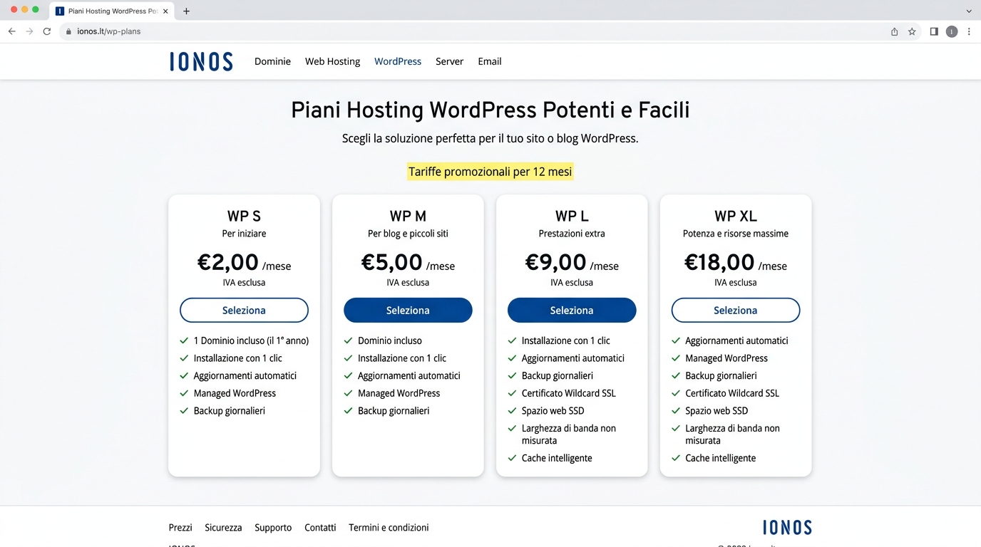 IONOS WordPress Hosting