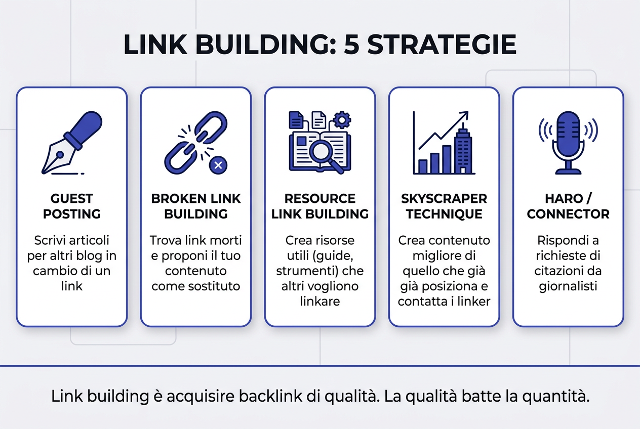 Link Building 5 strategie